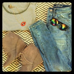 Target universal threads deconstructed skinny jean